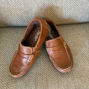 Florsheim Kids Brown Leather Penny Loafers